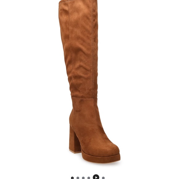 SO® Carina Suede Platform Women's Tall Boots-NEW** - Picture 2 of 3